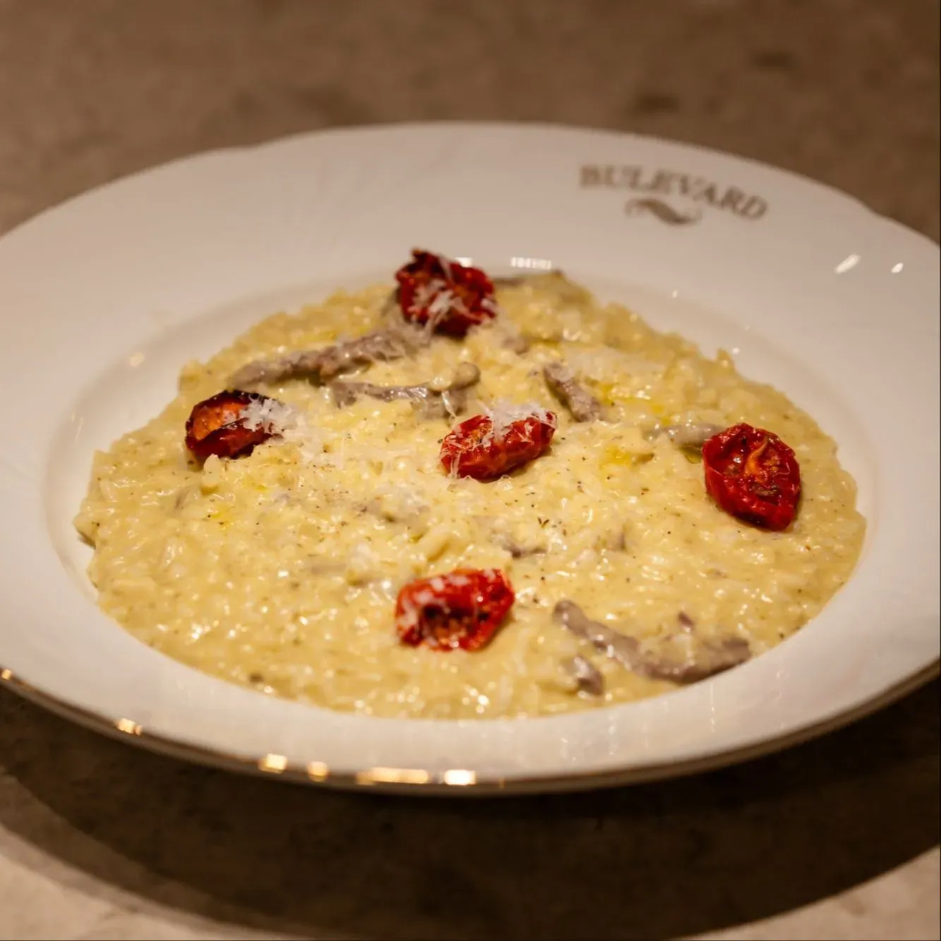 Risotto con Funghi e Tartufo